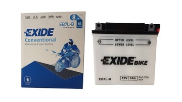 АККУМУЛЯТОР ДЛЯ МОТОЦИКЛА EXIDE EB7L-B/YB7L-B