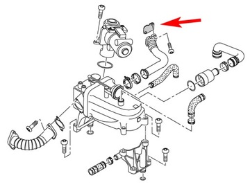 Заглушка EGR VW Audi 2.7 3.0 V6 TDI BNG BUG АКПП