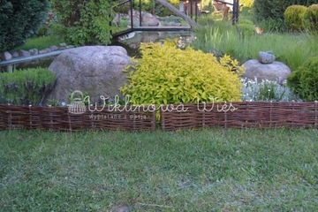 Забор WICKER PALISADE 50/120 с плетеной кромкой