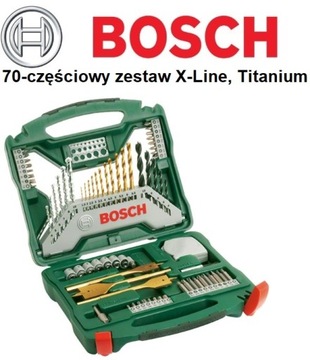 НАБОР СВЕРЛ И СВЕРЛ BOSCH X-LINE TITAN ШТ. 70