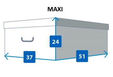 Картонная коробка MAXI BOARD WHITE