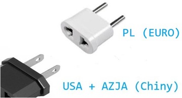 Adapter przejsciówka US / CHINY na EURO / PL Wawa