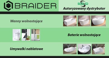 BRAIDER MEMORIA АКРИЛОВАЯ ОТДЕЛЬНОСТОЯЩАЯ ВАННА 160x75