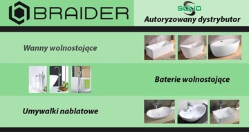 BRAIDER VAGGIA ОТДЕЛЬНОСТОЯЩАЯ ВАННА 160 ВСЕ ЧЕРНЫЕ