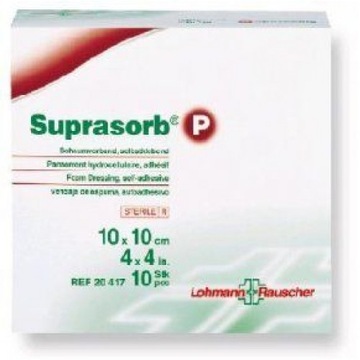 Повязка из пенополиуретана Suprasorb P 10см x 10см