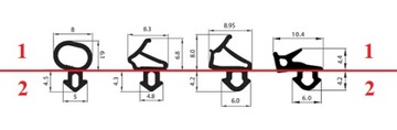 Уплотнитель оконный КВ-5А VEKA WEKA