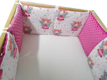 Модульная BED PROTECTOR 60/120 MINKY, дизайн на выбор, модуль 30х30, 1 шт.