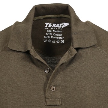 Texar KOSZULKA POLO ELITE PRO Zielona OLIVE - L