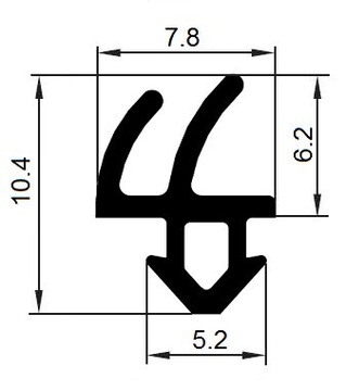 Уплотнитель оконный S-1388 REHAU