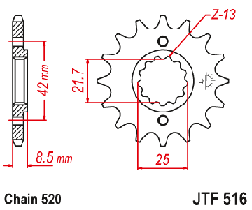 Цепь + звезды Suzuki GS 500 E 94-98 X-Ring