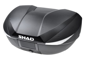 Выдвижной багажник SHAD SH58 CARBON 46/52/58 литров 2 пластины для каски