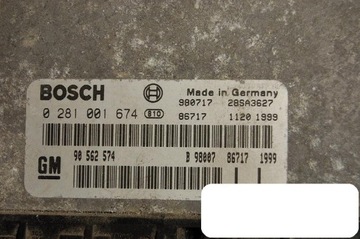 фото thumb №3, Компьютер opel astra 0281001674 90562574