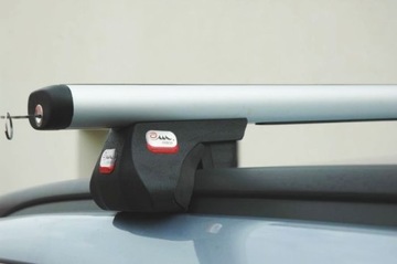Bagażnik dachowy AMOS bazowy relingi Mitsubishi OUTLANDER II SUV 2005-2012