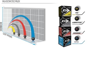 DUNLOP INTRO SQUASH BALLS очень быстро