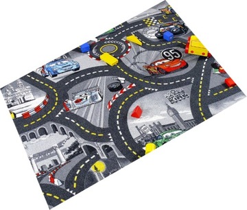 DISNEY CARS ДОРОЖНЫЙ КОВЕР УЛИЦЫ MAT CARS 300x350 ZIG