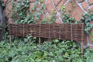 Забор WICKER PALISADE 20/120 с плетеной кромкой