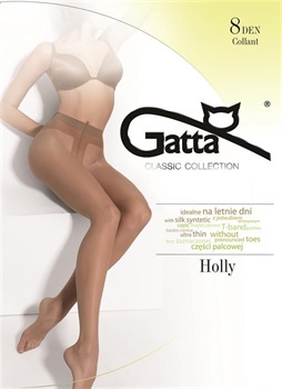 Летние колготки Gatta Holly Stretch 8 den visone 4