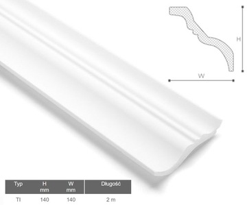 Планка декоративная NMC NOMASTYL -TI- 140x140мм 2mb