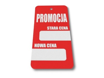 ETYKIETY KARTONOWE METKI METKA PROMOCJA S/N CENA