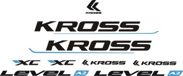 Наклейки на велосипед KROSS LEVEL A2 53-4G РАЗНЫЕ ЦВЕТА