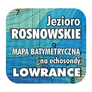 Карта озера Росновское на гидролокаторе Lowrance BG