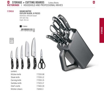 Victorinox blok na noze kuchenne 6 czesci