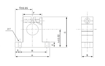 Wspornik końcowy wałka liniowego SK 30 CNC SK 30