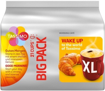 TASSIMO Jacobs Morning Cafe XL капсулы 21 шт