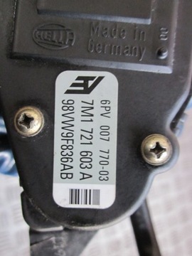 фото thumb №6, Потенціометр газу ford galaxy 1.9 tdi 95-00r