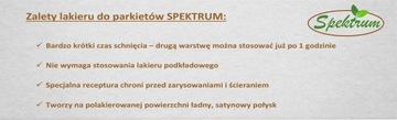 SPEKTRUM бесцветный сатиновый паркетный лак 5л