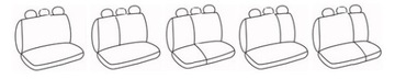 erKP POKROWCE VW Passat B5 B6 B7 Audi A3 A4 A6 80