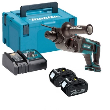 Аккумуляторная ударная дрель Makita DHR241 SDS 18В + аккумуляторы Дрель УДАР