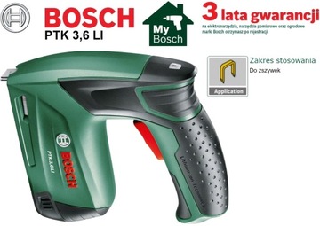 АККУМУЛЯТОРНЫЙ СТЕПЛЕР BOSCH PTK 3.6 LI 4-10 мм