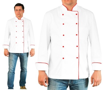 KITEL/BLUZA kucharska ELANOBAWEŁNA FARTUCHY r. 4XL