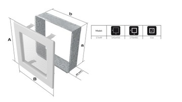 @ ВЕНТИЛЯЦИОННАЯ РЕШЕТКА КАМИНА 17х49 7 цветов