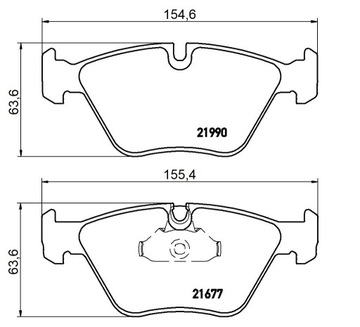 TEXTAR BLOCKS 2167703 BMW X3 E83 передние до 325мм