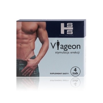 4 таблетки VIAGEON Potency для эрекции и длительного секса