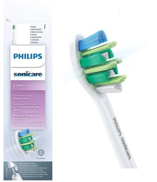 Насадки Philips Sonicare и InterCare HX9004/10, белые, 4 оригинальных штуки