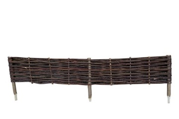 Забор WICKER PALISADE 20/120 с плетеной кромкой