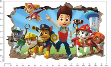Наклейка на стену PAW PATROL большая XXL P1