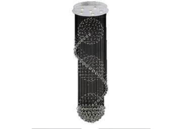 777 NOWOCZESNY ŻYRANDOL LAMPA SUFITOWA PLAFON 2,2m