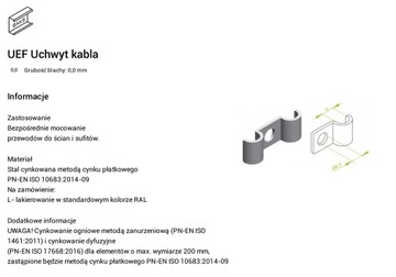 Baks 405606 Держатель кабеля UEF6 1 шт.