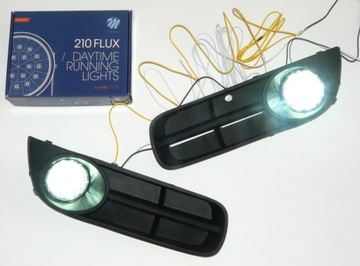 Дневные ходовые огни DRL LED Skoda Roomster 2007-2010 гг.