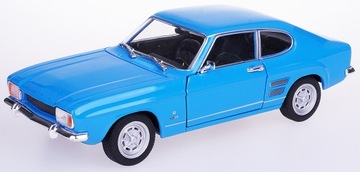 FORD CAPRI 1969 ГОДА МОДЕЛЬ METAL WELLY 1:24 СИНИЙ