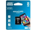 КАРТА GOODRAM MICRO SD ПАМЯТЬ 8 ГБ + SD-АДАПТЕР