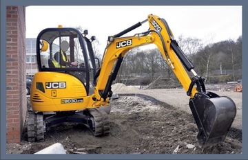 НАКЛЕЙКИ Экскаватор JCB 8030 ZTS + пиктограммы