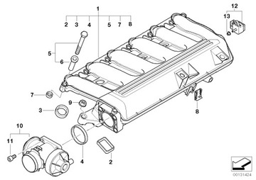 BMW Plugs Пробка впускного коллектора 33 мм x 6