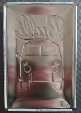 Вывеска VOLKSWAGEN T1 TRANSPORTER VW, листовой металл