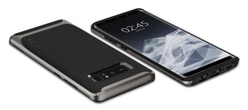 Тонкий чехол SPIGEN орхико-серого цвета для SAMSUNG ПРИМЕЧАНИЕ 8