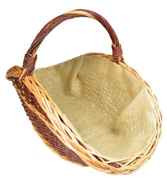 Каминная корзина плетеная WOOD BASKET XL ДЖУТ